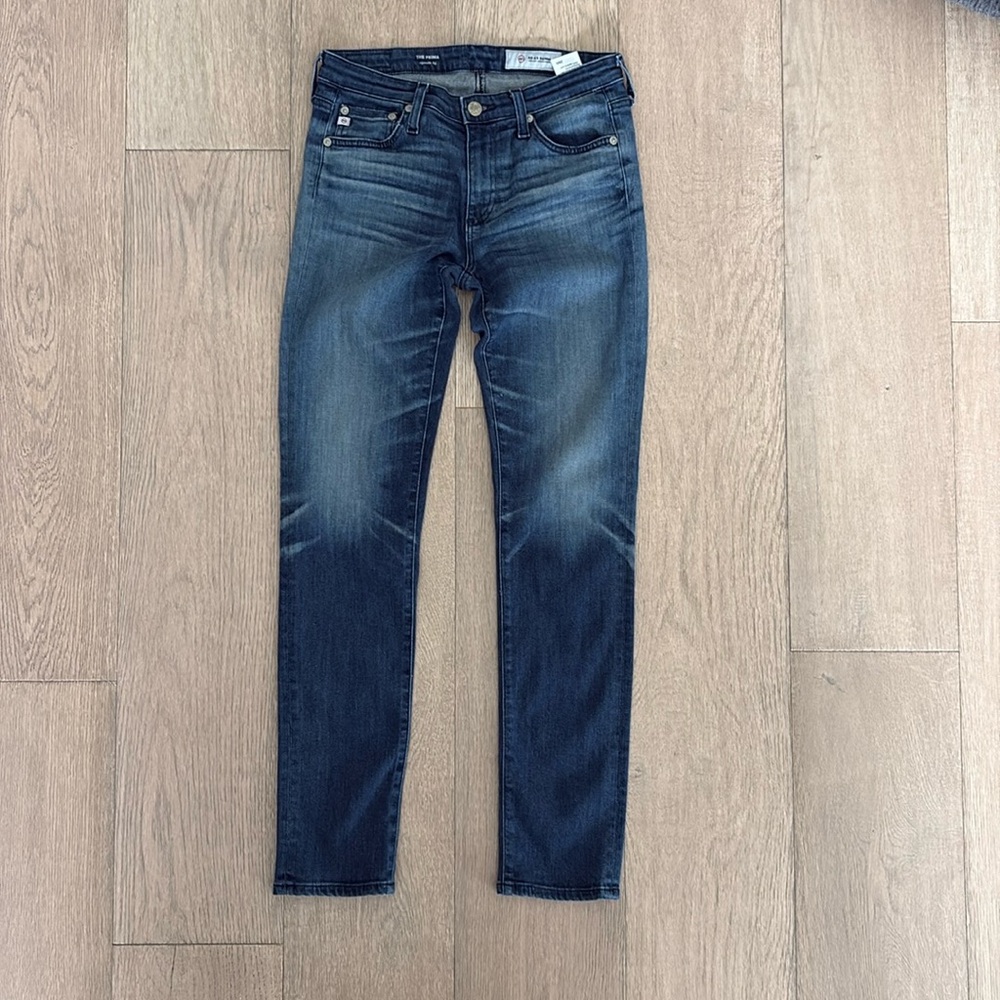 Ag Adriano Goldschmied Blue Skinny Jeans